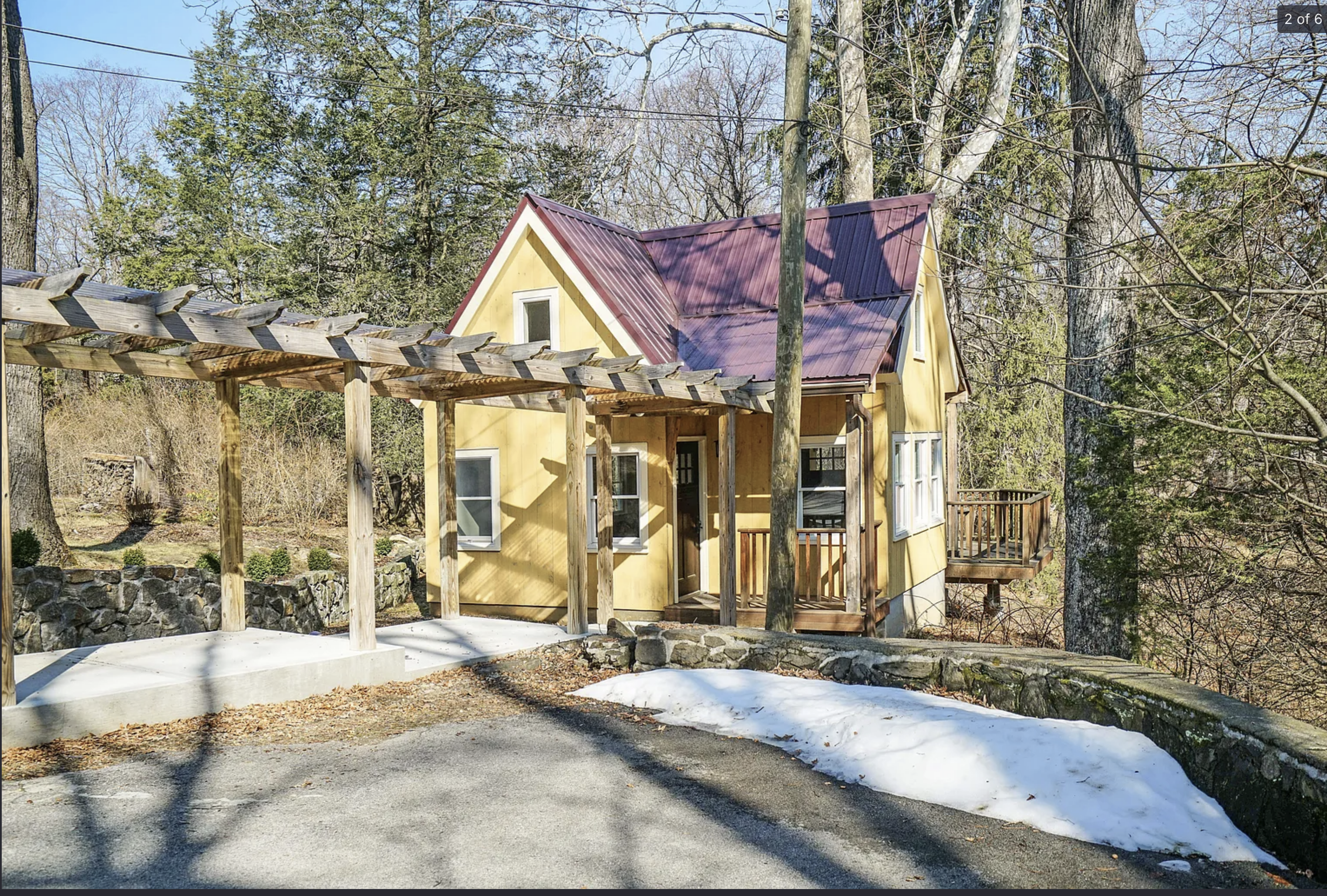 Gotham Home Office connected to Main House with Pergola